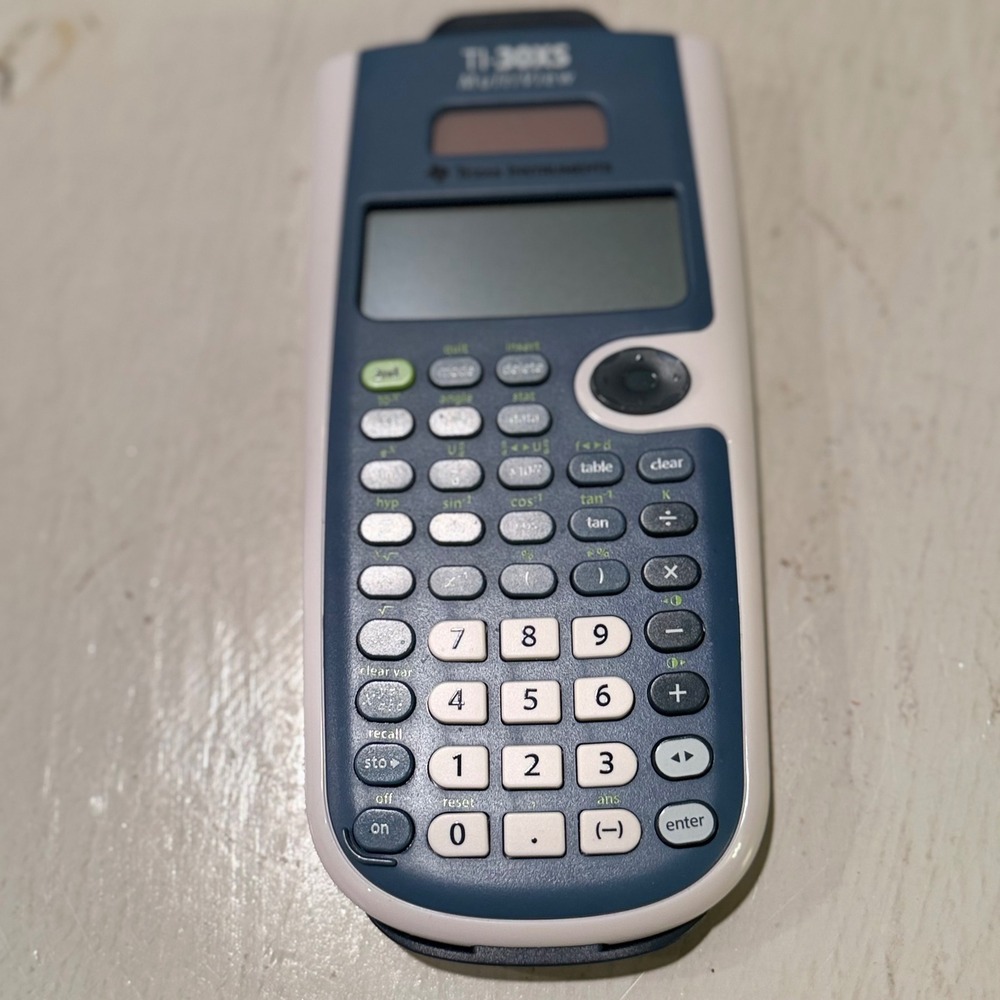 Texas Instruments TI-30XS MultiView Scientific Calculator Blue White